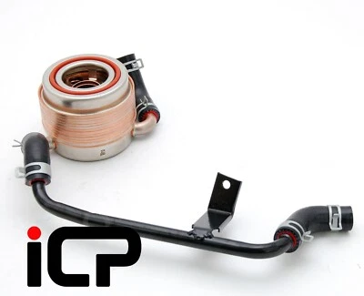 Genuine Oil Cooler Modine & Silicone Hose Kit Fits: Subaru Impreza WRX STi 00-07 - Image 1 of 3