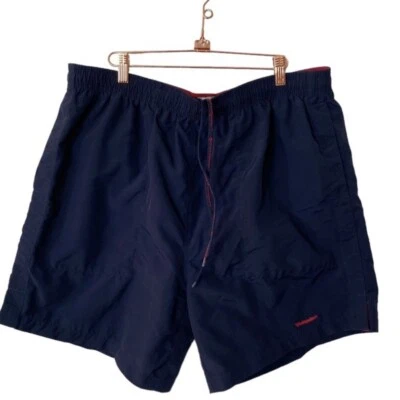 Vintage Weekender Swim Trunks Navy Blue Men’s XL Quick Dry Nylon Preppy Nautical - Image 1 of 4