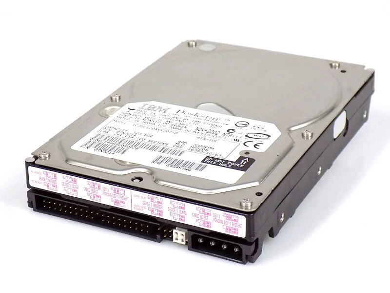 123.5GB IBM IC35L120AVV207-0 107N9214 3.5-Zoll IDE ATAPI 7200rpm HDD Festplatte - Bild 1 von 1