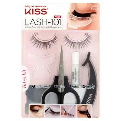 Kiss  Lash-101  False  Eyelash  All In One Intro  Kit For Lash Beginners 6 Piece - Image 1 of 4