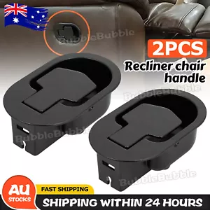2 Pk Universal Plastic Recliner Chair & Sofa Release Handle Lever Trigger & Clip - Picture 1 of 9