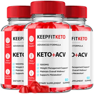 keepFit Keto ACV Gummies 1000MG Keep Fit Maximum Strength Formula 180 Gummies - Picture 1 of 14
