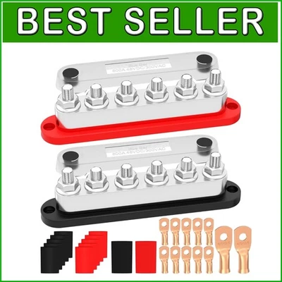 600A Heavy Duty Power Bus Bar with Short Circuit Protection - Easy Installation - Image 1 of 4