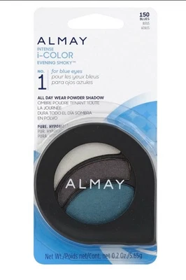 Almay Intense I-Color Evening Smoky 150 Blues  All Day Wear Pure Hypoallergenic - Image 1 of 3