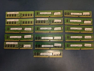 USED - LOT - 16 sticks of 4GB PC4-17000 (DDR4-2133) Memory - Zdjęcie 1 z 2