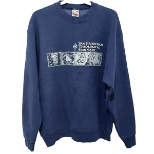 Vintage Fruit Of The Loom San Francisco Theological Seminary Sweatshirt Large - Picture 1 of 14