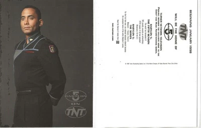 BABYLON 5   PROMO PHOTO CARD RICHARD BIGGS   as DR STEPHAN FRANKLIN  by TNT 1998 - Image 1 of 2