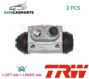 DRUM WHEEL BRAKE CYLINDER PAIR REAR BWD288 TRW 2PCS NEW OE REPLACEMENT - Picture 1 of 6