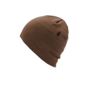Volcom V.Co Skull Beanie Brown Hat 2026 Cap Cuff Ski Snowboard - Picture 1 of 2