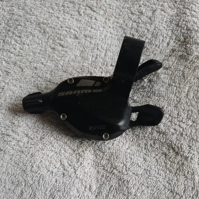 Used L/H SRAM X-5 2 Speed Trigger Shifter. Retro.  - Image 1 of 3