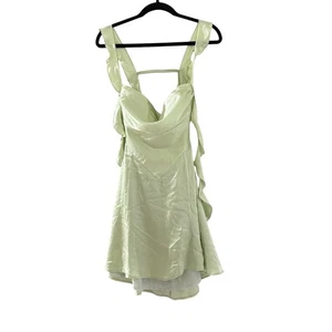 Nuevo con etiquetas Mini Vestido Nana Jacqueline Karina Verde talla XL US 6-8 - Imagen 1 de 8