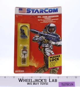 PFC. John Jefferson Starcom 1986 Coleco Vintage Action Figure NEW SEALED - Picture 1 of 2