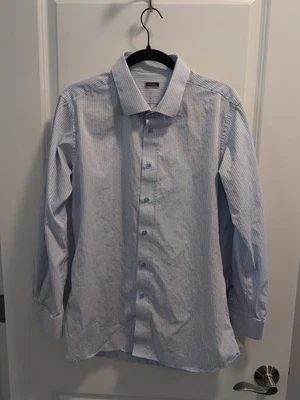 Tom James Custom Button-Down Dress Shirt - 16.5 - Image 1 of 3