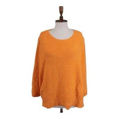 OSKA Orange Oversized Knit Sweater Size 1 XS Preppy Baggy Made in Italy - Image 1 of 4