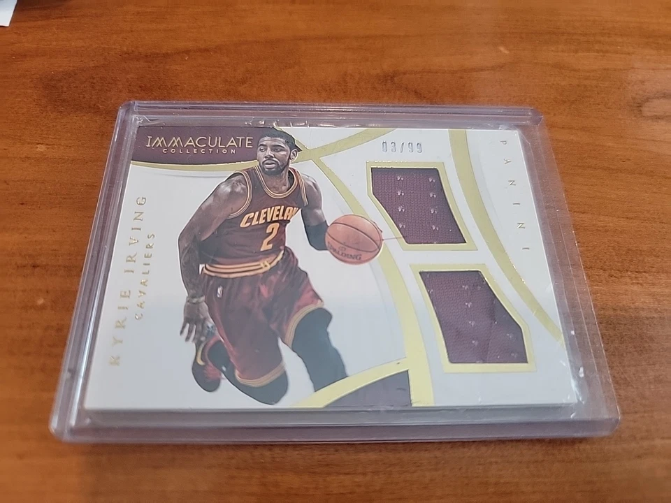 2016-17 Panini Immaculate Collection Kyrie Irving basketball card  - Image 1 of 4