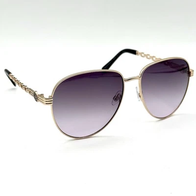 Gafas de sol Jessica Simpson de diseñador aviador marco de metal dorado degradado en dos tonos Foto 1 de 4