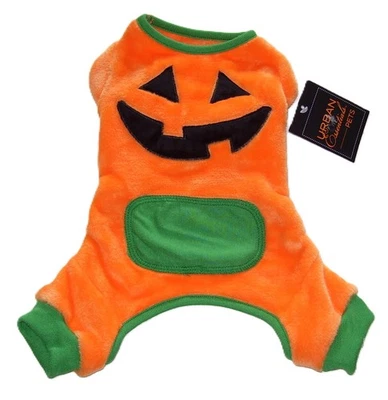 Disfraz de calabaza de Halloween otoño cálido súper suave para perros Urban Essential Mascotas S Foto 1 de 2