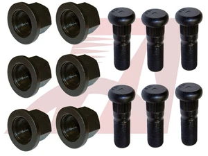 X6 DAF LF Wheel Stud & Nut M18 x 1.5 | Equivalent to 1400082 & 1402420 - Picture 1 of 3