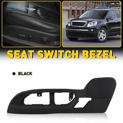 For GMC 2009-2016 Acadia 2009-2017 Traverse Chevrolet Seat Black Bezel Switch US - Image 1 of 4