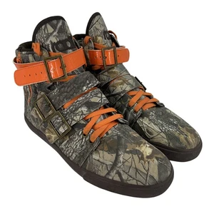 Chaqueta Recta Radii VLC Zapatos Para Hombre Talla 11.5 Camuflaje Naranja Parte Superior Alta Hebilla Patín - Imagen 1 de 15