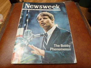 Bobby Kennedy Robert Phenomenon Newsweek Magazine 1966 RFK Presidential Campaign - Bild 1 von 11