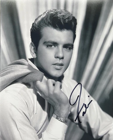 Singer FABIAN SIGNED 8X10 Photo Cover