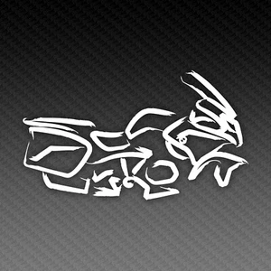 R1200RT Kalligraphie Motorrad Aufkleber Sticker 15x8cm - Picture 1 of 3