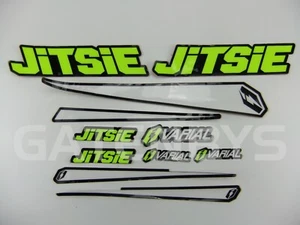 JITSIE Decal Sticker TRIALS Fork Swinging Arm Mudguard Frame TXT VERTIGO MONTESA - Picture 1 of 1