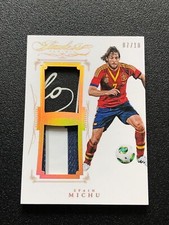 2016 Panini Flawless Dual Patch Gold Spain Jersey Number Michu 7/10 