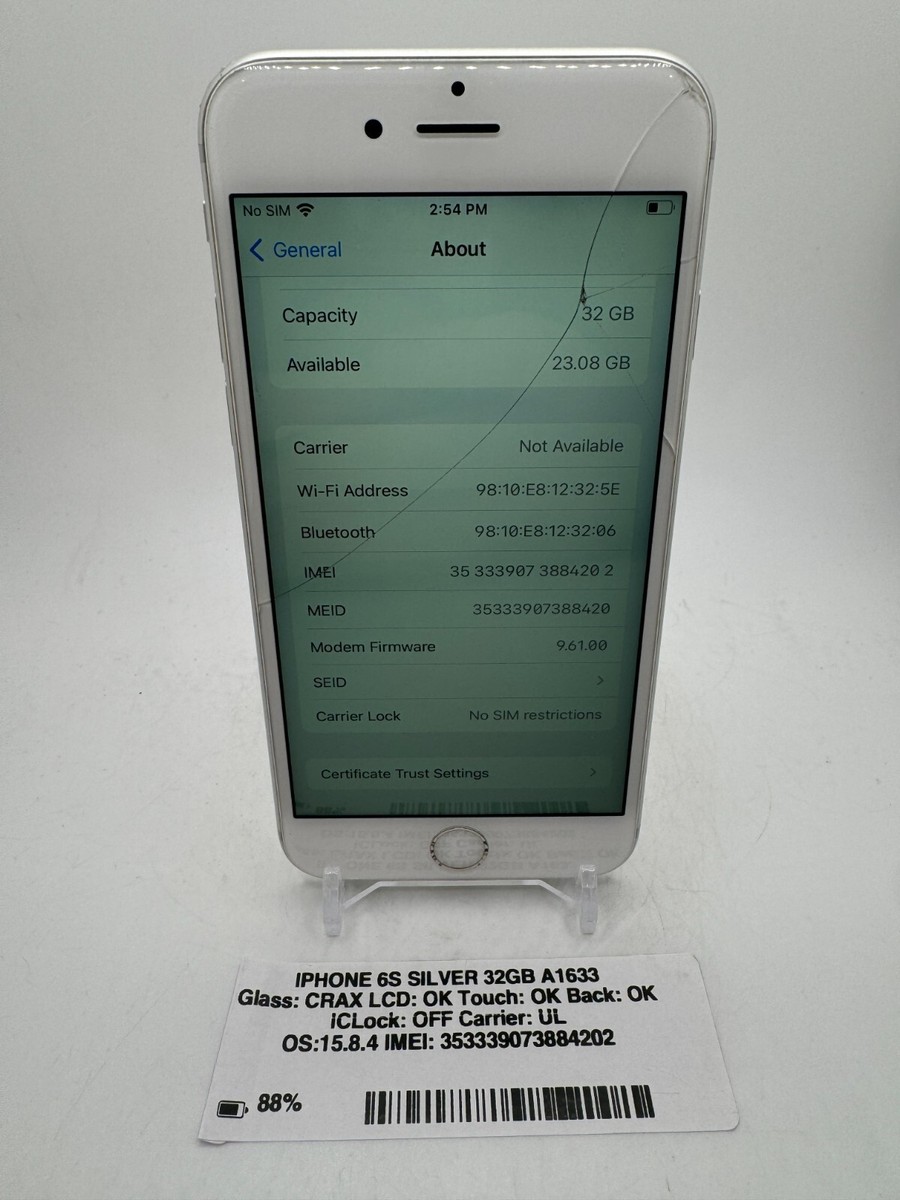 iPhone 6s Silver 32GB for Sale | Shop New & Used Cell Phones iPhone 6s Silver 32GB for Sale | Shop New & Used Cell Phones