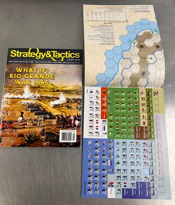 Strategy & Tactics Magazine #334 Rio Grande War 1865 Decision Games Unpunched - Image 1 of 4
