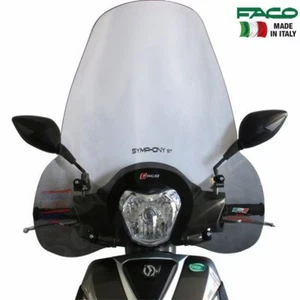 FACO 23376 PARABREZZA CON ATTACCHI VERNICIATI SYM SYMPHONY ST 2015 50-125-200i - Picture 1 of 1