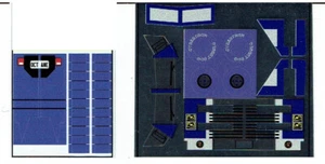 TRANSFORMERS GENERATION 1, G1 DECEPTICON OCTANE UPGRADE LABELS/ STICKERS - Picture 1 of 1