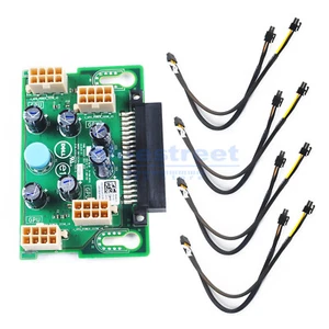 Carte d'extension du bloc d'alimentation pour Dell Poweredge T630 T640 X7C1K avec 4 câbles - Photo 1/12