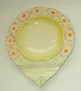 Vintage Beswick Ware Pink & Green Butter Dish 628 c.1930s/1940s - Picture 1 of 4