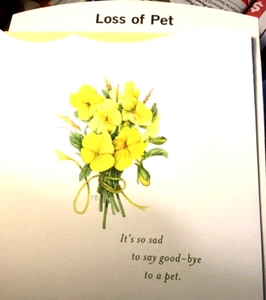 Tarjeta de pérdida de PET SYMPATHY, "It's Sad to Say Goodbye" Nature's Sketchbook NS42 - Imagen 1 de 3
