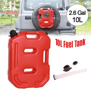 10L 2.6gal Fuel Tank Gas Oil Petrol Storage Can Container For Jeep Offroad ATV - Bild 1 von 16