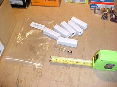 Qty. 6) 15T6, 15W, Tubular Light Bulb, Candelabra, E12 Base, Clear Bulb *Cheap* - Image 1 of 4