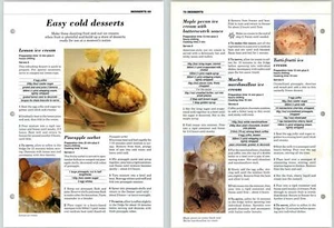 Easy Cold Desserts - Desserts - Successful Cooking Eaglemoss - Recipe Page - Picture 1 of 1
