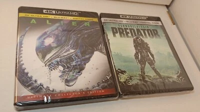 Alien  +  Predator  (4K/Blu-ray)-Brand NEW (Sealed)-Box Shipping - Image 1 of 4