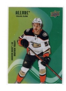 2022/23 Upper Deck Allure Color Flow Yellow Green #SF-64 Brayden Tracey