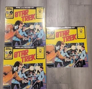 (3)1976 STAR TREK Book and Record Set Power Records BR513 - SEALED* Read - Picture 1 of 20