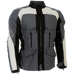 30 % RABATT Richa UTAH grau Textil wasserdicht Motorrad Abenteuer Jacke - Bild 1 von 3