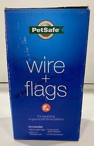 PetSafe Fence Wire and Flag Kit 500ft Wire 50 Boundary Flags For In Ground Fence