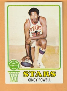 Cincy Powell Utah Stars 1973-74 Topps #186 Portland Pilots Baton Rouge Louisiana - Imagen 1 de 2