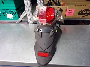 Sinnis Shuttle Rear light mudguard fender number plate holder complete #SS27 - Picture 1 of 7