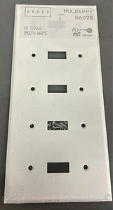 LOT OF 3 Mulberry 5G Toggle Smooth White 86075 - Picture 1 of 2