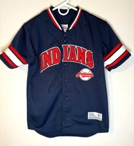 Cleveland Indians Trikot Travis Hafner JUGEND groß 14/16 marineblau - Bild 1 von 4