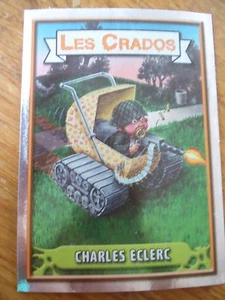 Image * Les CRADOS 3 N°61 * 2004 album card Sticker FRANCE Garbage Pail Kid - Picture 1 of 1