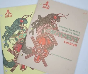 Atari Centipede 1981 paquete de 2 manuales de operaciones, mantenimiento y servicio arcade vintage - Imagen 1 de 8